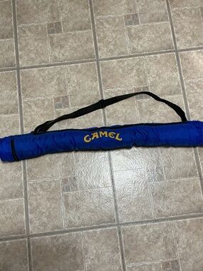Vintage Joe Camel Cigarettes Pool Cue Case Soft Zippered Carry Storage (1990s)